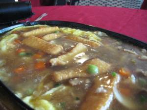Tofu in Sizzling Plate
