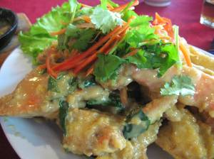 Crab in Salted Eggs Sauce