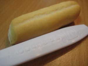 A knee that is no bigger than a big toe.