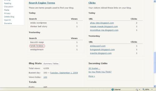 Terms of excitement. Terms of excitement.