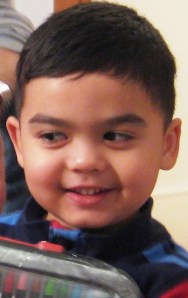 The mischievious grin.