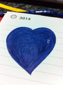 Blue Valentine's Heart